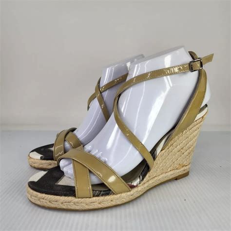 burberry nova check wedge espadrille on|Summer Staple: Burberry Nova Check Wedge Espadrille.